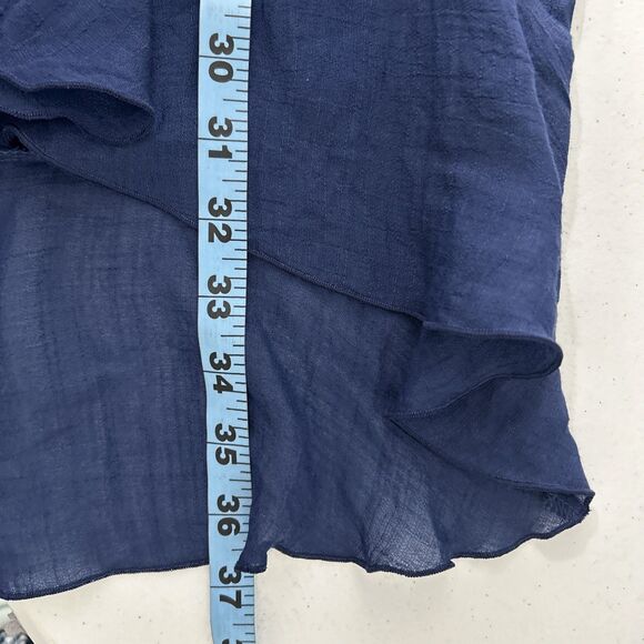 ALYX Maxi Skirt Women XL Navy Pullover Tiered Minimalist - Picture 7 of 7